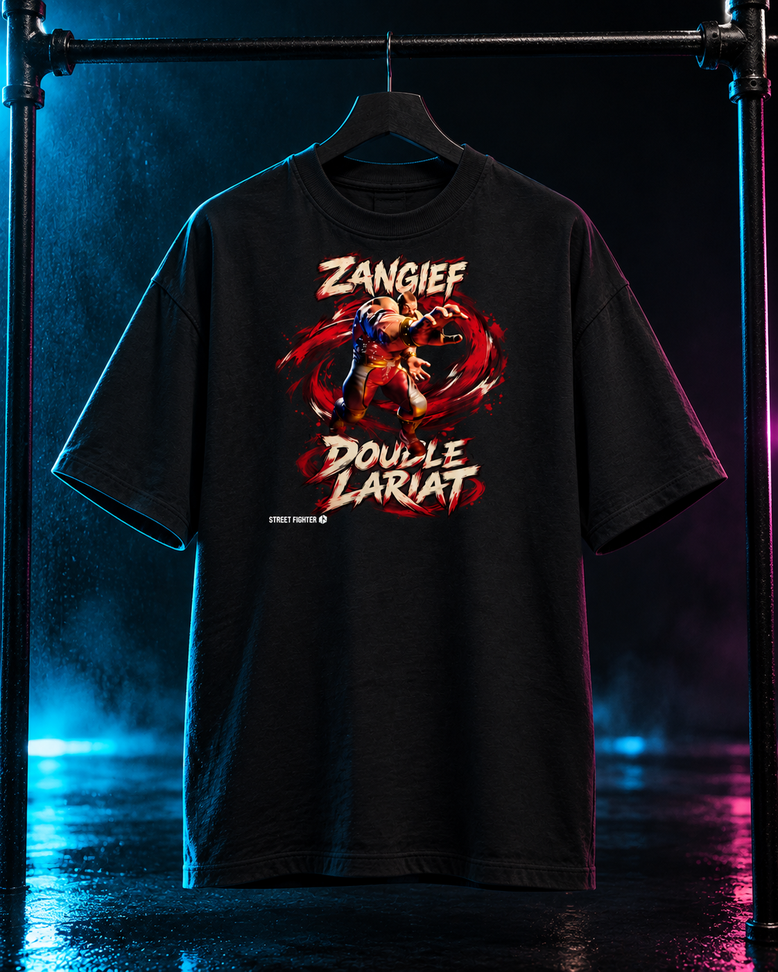 Zangief: Crimson Colossus Oversized Tee