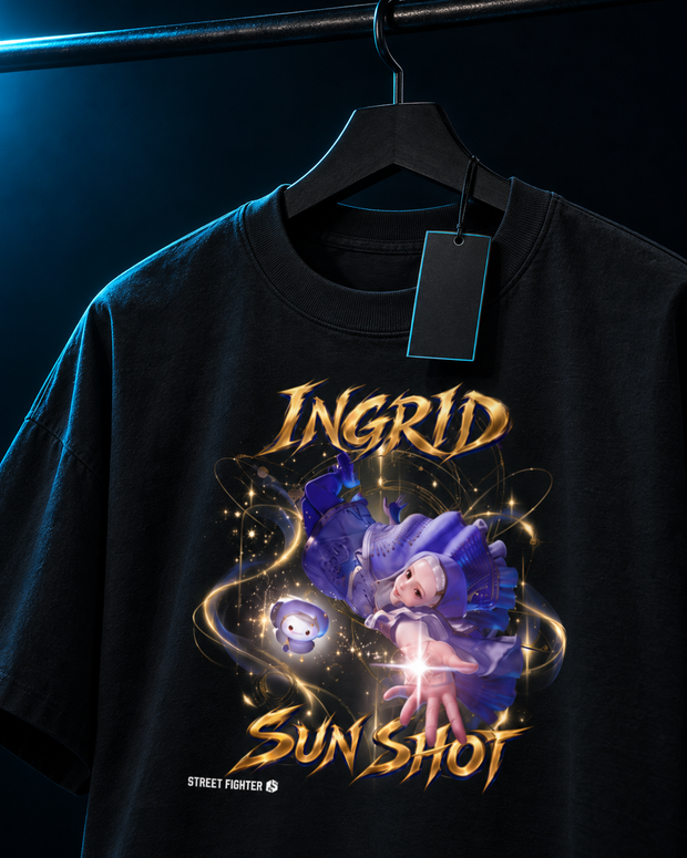 Ingrid: Golden Paradox Oversized Tee