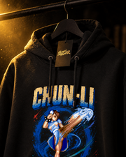 Chun-Li: Force of Blue Pullover Hoodie