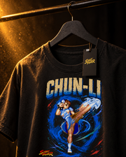 Chun-Li: Blue Thunder Regular-Fit Tee